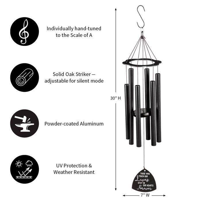 Trinx Fanie Hand Tuned Wind Chime Wayfair